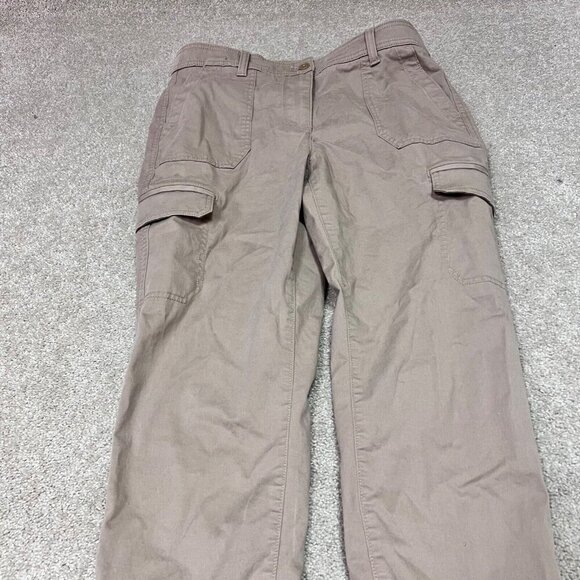 Talbots Pants Cargo Brown Women’s Size 4 Pockets - Picture 7 of 11